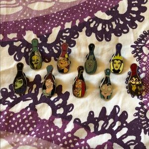 Incomplete Hidden Mickey Villain Disney Pin Set